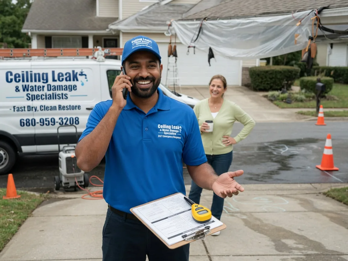 Ceiling Leak Cleanup Plymouth, IA FAQs
